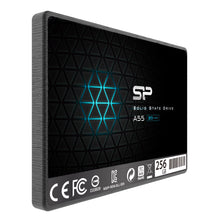 Carica l&#39;immagine nel visualizzatore di Gallery, Silicon Power SSD 256GB 3D NAND A55 SLC Cache 256 GB, Upgraded version - Ilgrandebazar