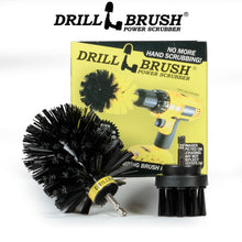 Carica l&#39;immagine nel visualizzatore di Gallery, Drillbrush 2 pezzo nero Ultra Stiff es pulizia Rotary Stiff-black - Ilgrandebazar