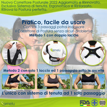 Carica l&#39;immagine nel visualizzatore di Gallery, Correttore Posturale Busto Tutore Fascia Schiena Correttore di Postura Spalle Schiena in Neoprene Traspirante Fascia Reggispalle Supporto Dorsale Uomo Donna Bambini Allevia Dolore Raddrizza Schiena