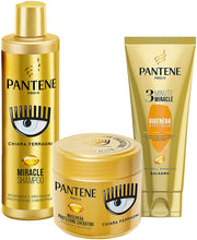 Carica l&#39;immagine nel visualizzatore di Gallery, Pantene Pro-V by CHIARA FERRAGNI Balsamo 3 Minute Miracle, Rigenera&amp;Protegge, 150 ml + Maschera Rigenera e Protegge + Shampoo Protezione Cheratina Rigenera e Protegge Capelli Secchi, EDIZIONE LIMITATA Shampoo + Balsamo + Maschera