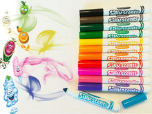 Carica l&#39;immagine nel visualizzatore di Gallery, CRAYOLA PROFUMELLI-Pennarelli Lavabili e Profumati per Bambini a Punta Grossa, per Scuola e Tempo Libero, 12 Colori, Assortiti, Pezzi, 58-8337