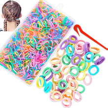 Carica l'immagine nel visualizzatore di Gallery, Hanyousheng Elastici Capelli, Elastici Capelli Bambina, Accessori Capelli Bambina, 650 Pezzi Elastici Colorati per Bambini, Adatto per Bambini, Ragazze