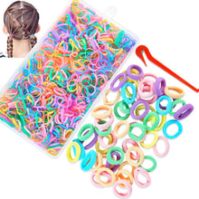 Carica l'immagine nel visualizzatore di Gallery, Hanyousheng Elastici Capelli, Elastici Capelli Bambina, Accessori Capelli Bambina, 650 Pezzi Elastici Colorati per Bambini, Adatto per Bambini, Ragazze