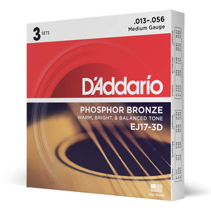 D'Addario EJ16 Set Corde Acustica EJ Phosphor BRZ RND WND - Ilgrandebazar