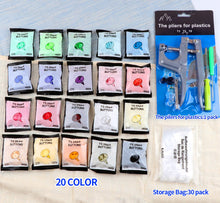Carica l&#39;immagine nel visualizzatore di Gallery, ilauke Bottoni a Pressione, 400pz 20 Colori 400pz, Multicolore - Ilgrandebazar