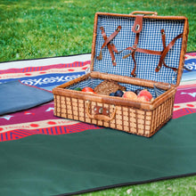 Carica l&#39;immagine nel visualizzatore di Gallery, Homfa Coperta per Picnic 200 x 200 cm, Tappeto Impermeabile Grande Pieghevole Portable Tre Strati Picnic Stuoie per Spiaggia Campeggio Giardino, Giallo/Verde