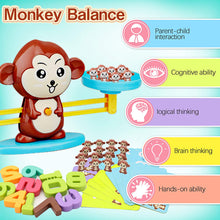 Carica l&#39;immagine nel visualizzatore di Gallery, Joyjam Giocattolo Educativo Bambini Bilancia Equilibrio a Forma di Scimmia Animale Gioco di Apprendimento Studia Matematica Conteggio Giochi per Bambini più di 3 Anni