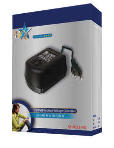 HQ P.SUP.33-HQ Riduttore di Tensione da 230 V a 110 V, 75 W, Per dispositivi...