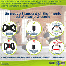 Carica l&#39;immagine nel visualizzatore di Gallery, Correttore Posturale Busto Tutore Fascia Schiena Correttore di Postura Spalle Schiena in Neoprene Traspirante Fascia Reggispalle Supporto Dorsale Uomo Donna Bambini Allevia Dolore Raddrizza Schiena