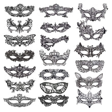 Carica l&#39;immagine nel visualizzatore di Gallery, thematys Maschera Veneziana Set di 20 Uomini Donna - Perfetto per Carnival &amp;... - Ilgrandebazar