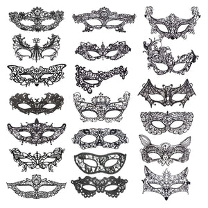 thematys Maschera Veneziana Set di 20 Uomini Donna - Perfetto per Carnival &... - Ilgrandebazar