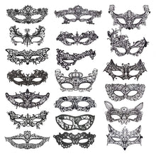 Carica l'immagine nel visualizzatore di Gallery, thematys Maschera Veneziana Set di 20 Uomini Donna - Perfetto per Carnival &amp;... - Ilgrandebazar