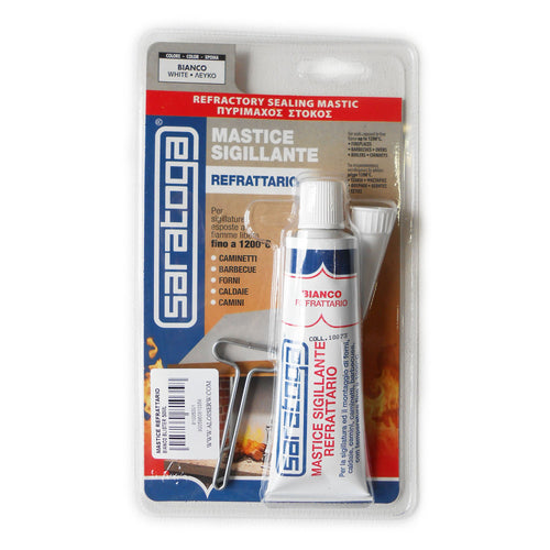 Saratoga mastice sigillante refrattario 50ml in blister per forni caldaie...