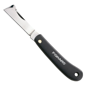 Fiskars Coltello da innesto a penna, Lunghezza totale: 17 cm, Acciaio Nero - Ilgrandebazar