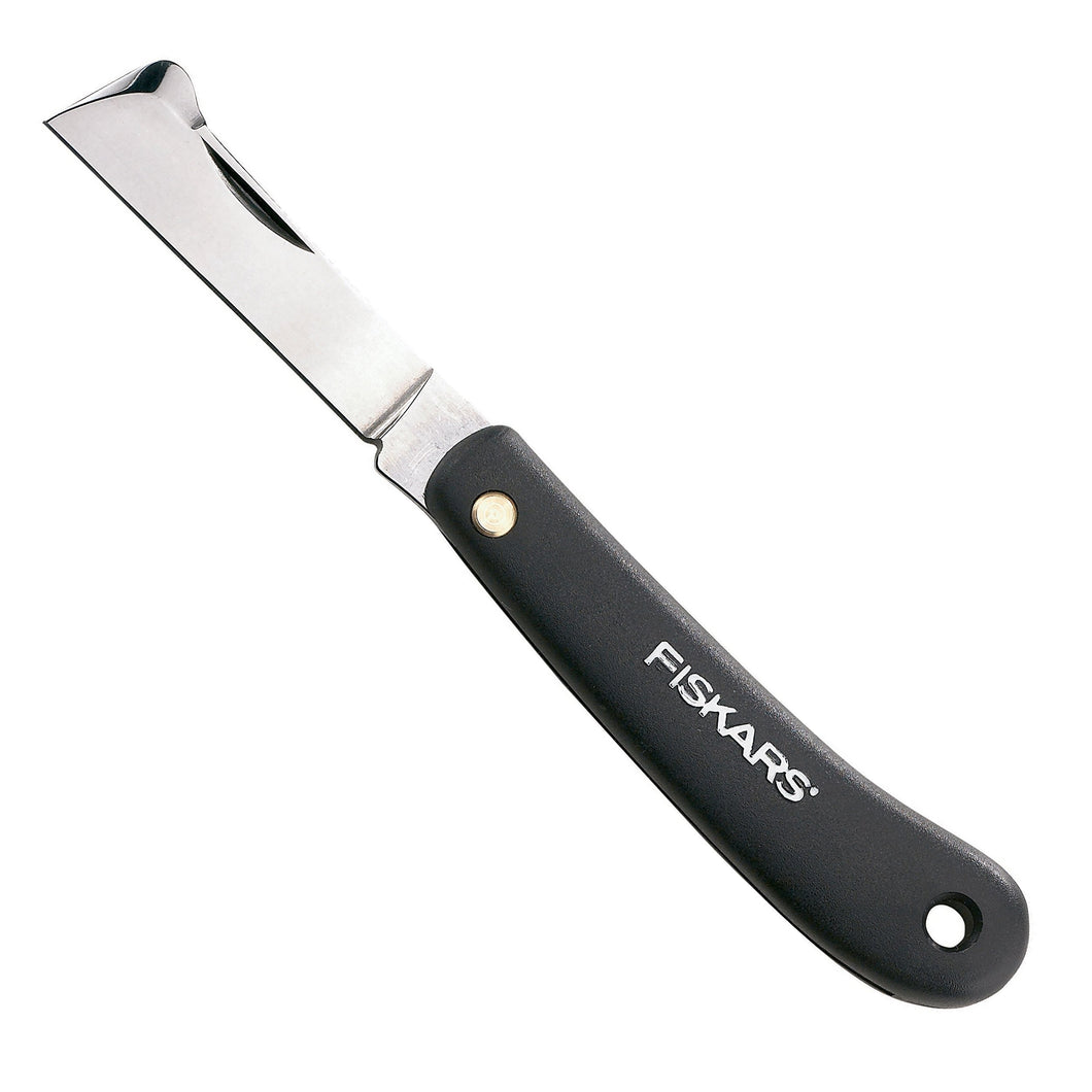 Fiskars Coltello da innesto a penna, Lunghezza totale: 17 cm, Acciaio Nero - Ilgrandebazar