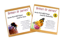 Carica l&#39;immagine nel visualizzatore di Gallery, Twin Pack di Britten and James Wildflower per api e farfalle della RHS... - Ilgrandebazar