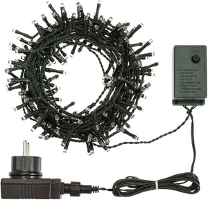 Xmasking Catena Luminosa con 180 LED con Giochi di Luce, Multicolore, 7.5 cm