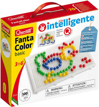 Carica l'immagine nel visualizzatore di Gallery, Quercetti- Fanta Color Basic Gioco di Composizione, Multicolore, 102 Pezzi, 2122
