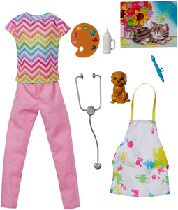 Barbie Carriera a Sorpresa, Bambola con Abiti e Accessori, GFX86