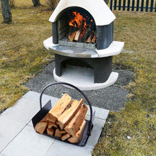 Carica l&#39;immagine nel visualizzatore di Gallery, Amagabeli Portalegna Per Camino 45 x 30 x 43cm Cesto Porta-legna da Camino... - Ilgrandebazar