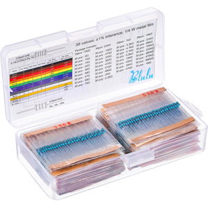1140 Pezzi Kit di Resistori Elettronici per Film Metallici, 38 Valori 1%... - Ilgrandebazar