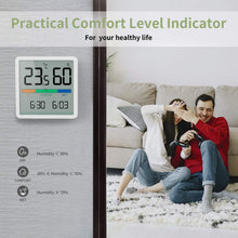 Carica l'immagine nel visualizzatore di Gallery, NOKLEAD Digital Thermohygrometer, Portable, Indoor hygrometer, High precision, temperature and humidity meter for room air conditioning control, room air monitoring, climate monitor
