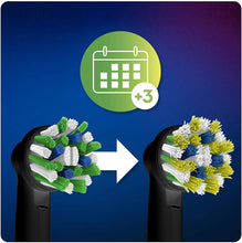 Carica l'immagine nel visualizzatore di Gallery, Oral-B Cross Action Testine di Ricambio per Spazzolino Elettrico con Tecnologia CleanMaximiser, Confezione da 10 Adatta alla Buca delle Lettere, Edizione Nera Crossaction