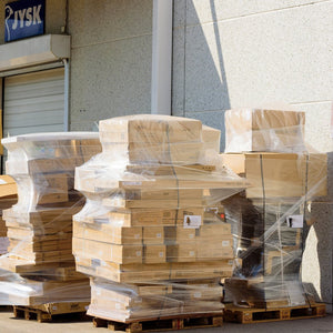 Set di rotoli pellicola per pallet, 400 mm Pack of 4, Clear / Transparent - Ilgrandebazar
