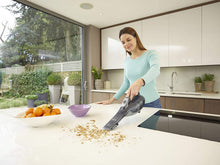 Carica l'immagine nel visualizzatore di Gallery, BLACK+DECKER DVA320J-QW Aspirabriciole Senza Fili Potente a Batteria Litio Bocchetta Aspirante Flessibile ed Estendibile, Spazzola per Tappezzeria Inclusa, Contenitore Rimovibile, 500 ml 21.6 Wh