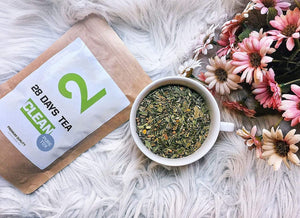 Dual 28 Days Detox Tea - Tè Disintossicazione |Per la Perdita di Peso|Tè Dimagrante E Purificante|Tè Per La Dieta E Per La Perdita Di Grasso|Alimentare Naturale|Tè A Foglia Sfusa|Made In Germany| 85g