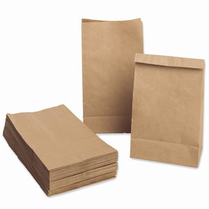 kgpack 100 Pezzi Sacchetti di Carta 9 x 16 x 5cm 100 pcs., Marroni - Ilgrandebazar