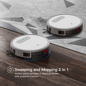 Robot Aspirapolvere e lavapavimenti, Lefant M501-A con WiFi, Professionale 4 in 1, Scopa, Aspira, Passa Il Panno E Lava, Adatto a Pavimenti e Tappeti, Ottimo per i Peli degli Animali Domestici M501-A