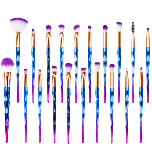 Pennelli da Trucco, 20 Pezzi Set di Make Up Fondotinta Cipria... - Ilgrandebazar