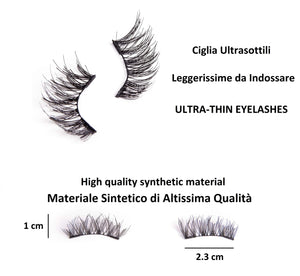 Ciglia Finte Magnetiche Riutilizzabili 2.0 by M.Y.L. | Effetto piccolo, nero - Ilgrandebazar