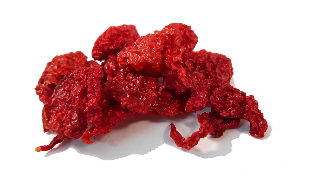 PEPERONCINO CAROLINA REAPER SECCO INTERO 5g CON SEMI FERTILI - ESSICCATO A... - Ilgrandebazar