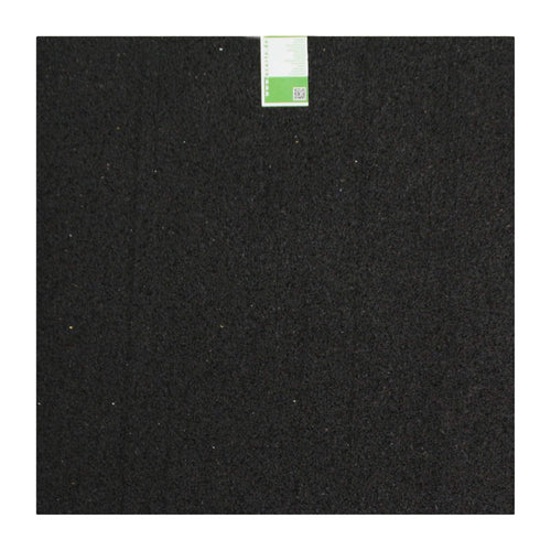 acerto 31699 Tappetino lavatrice in granulati di gomma - 60x60x0,6 cm, Nero - Ilgrandebazar