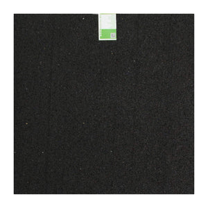 acerto 31699 Tappetino lavatrice in granulati di gomma - 60x60x0,6 cm, Nero - Ilgrandebazar