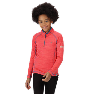 Regatta ' Berley' Half Zip Base Layer Top, T-Shirt/Polo/Vest Bambino, Rusty...