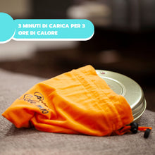 Carica l&#39;immagine nel visualizzatore di Gallery, ARDES | AR071A Sole Mio Scaldino Elettrico 550W con Lampada Spia, Scalda Piedi Mani Ricaricabile e Portatile, Copertura in Pile, Alimentato con Cavo, Bronzo