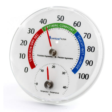 Lantelme 4127 termometro combinata / igrometro analogico Diametro 11,5 bianco - Ilgrandebazar