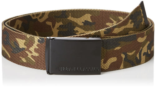 Urban Classics Canvas Belts Cintura, Olivia/Nero, Taglia Unica Unisex-Adulto - Ilgrandebazar
