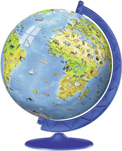 Carica l'immagine nel visualizzatore di Gallery, Ravensburger 12340 Globo 3D Puzzle, 180 Pezzi, Multicolore, Età Raccomandata 7-12 Anni, Dimensioni 26.7 x 23 cm