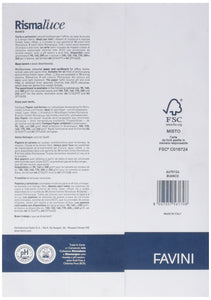 Favini A670124 Carta Rismaluce, A4, 240 G/Mq, 266 µm, 100 Pezzi - Ilgrandebazar
