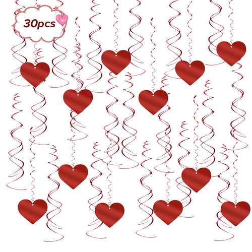 Matogle 30 PCS Decorazione Spirale Cuore Appeso Ornamento D-Spirale - Ilgrandebazar
