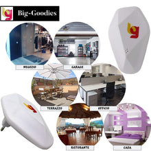 Carica l&#39;immagine nel visualizzatore di Gallery, Bg Repellente Ultrasuoni Interno Ed Esterno. Scaccia bianco - Ilgrandebazar