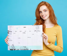 Carica l&#39;immagine nel visualizzatore di Gallery, Planner Settimanale da Tavolo - Organizer A3 43x30 a A3, Creative Mess