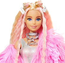 Carica l&#39;immagine nel visualizzatore di Gallery, Barbie- Bambola Barbie Extra Bionda con Cucciolo, Vestiti alla Moda, Pelliccia Rosa e Accessori, Giocattolo per Bambini 3+ Anni, GRN28 Single