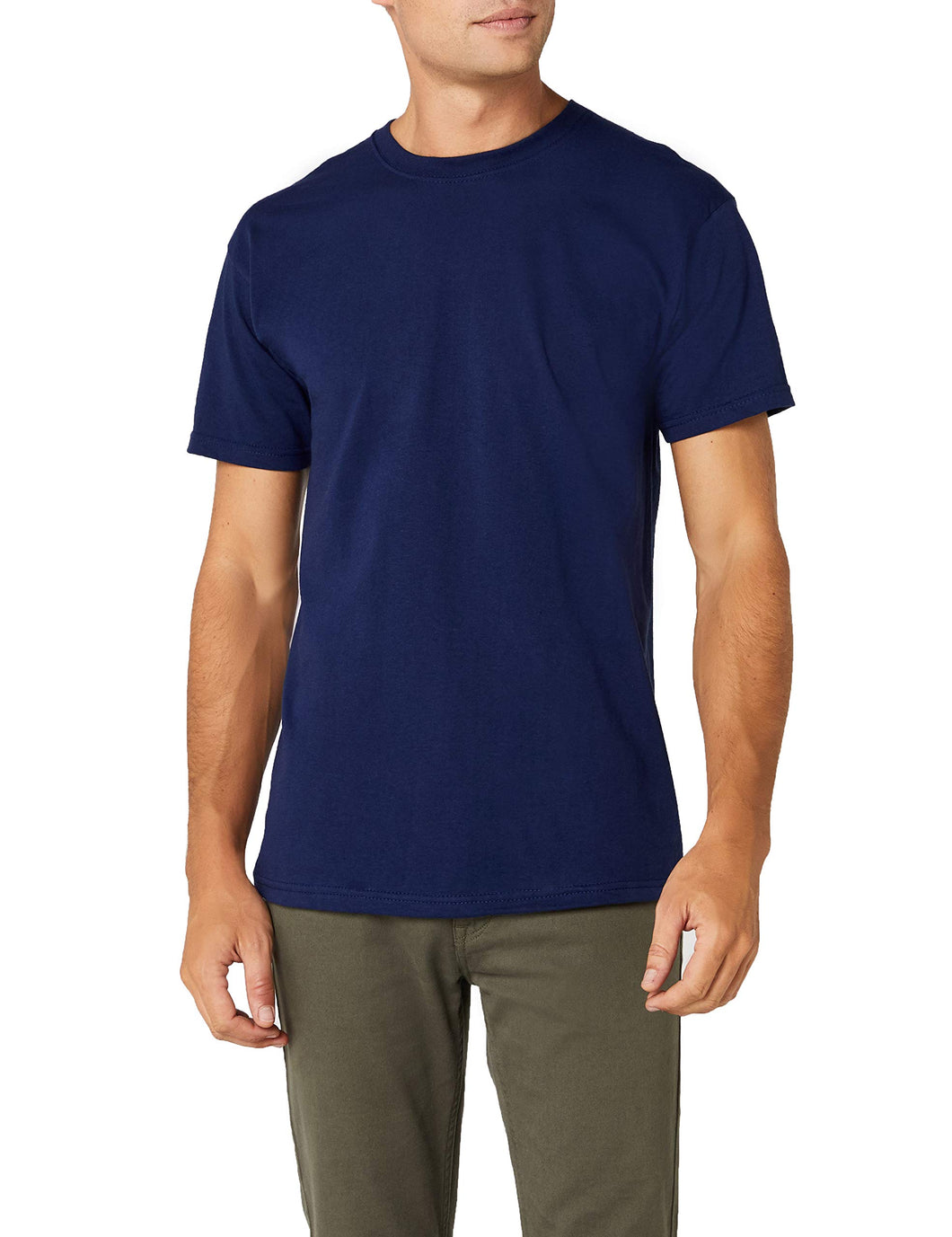 Fruit of the Loom Heavy Cotton Tee Shirt, T-shirt Uomo, Blu L, (Navy) - Ilgrandebazar