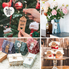 Carica l'immagine nel visualizzatore di Gallery, SuMille 200Pezzi Tag Regalo,Etichette regalo di carta fai da te,targhette... - Ilgrandebazar