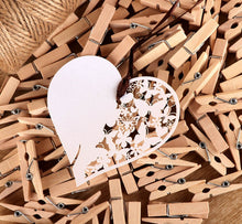 Carica l&#39;immagine nel visualizzatore di Gallery, ABSOFINE 328 Feet Juta mollette in Legno Naturale con 100PCS Carta Marrone - Ilgrandebazar